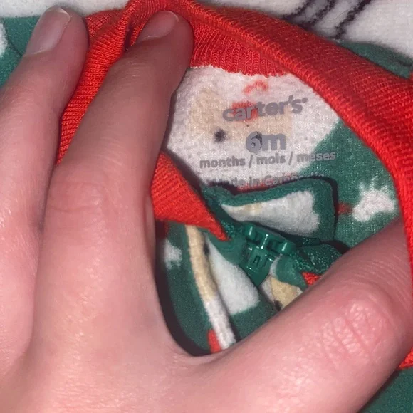 Carters Christmas onesie - Picture 2 of 3